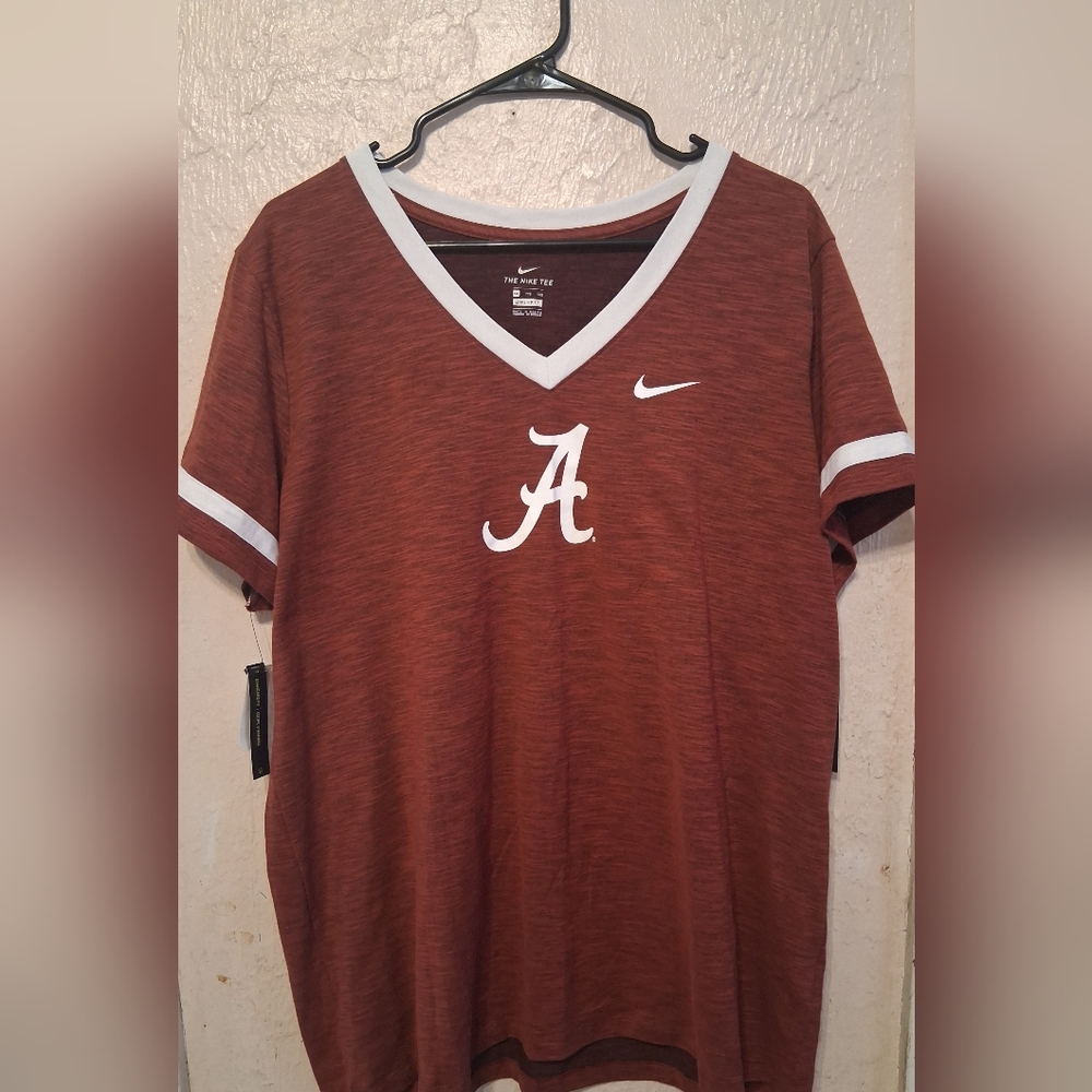 Nike Alabama Crimson Tide V- Neck Tee - Picture 2 of 6